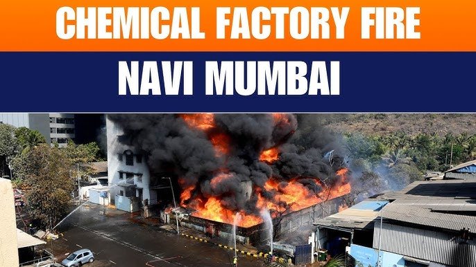 Chemical factory fire Navi Mumbai!