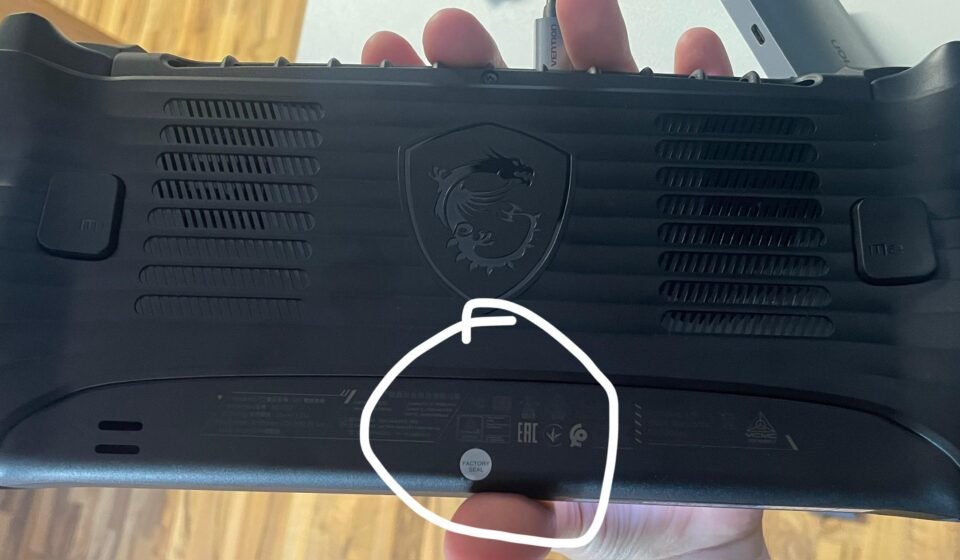 MSI factory seal!